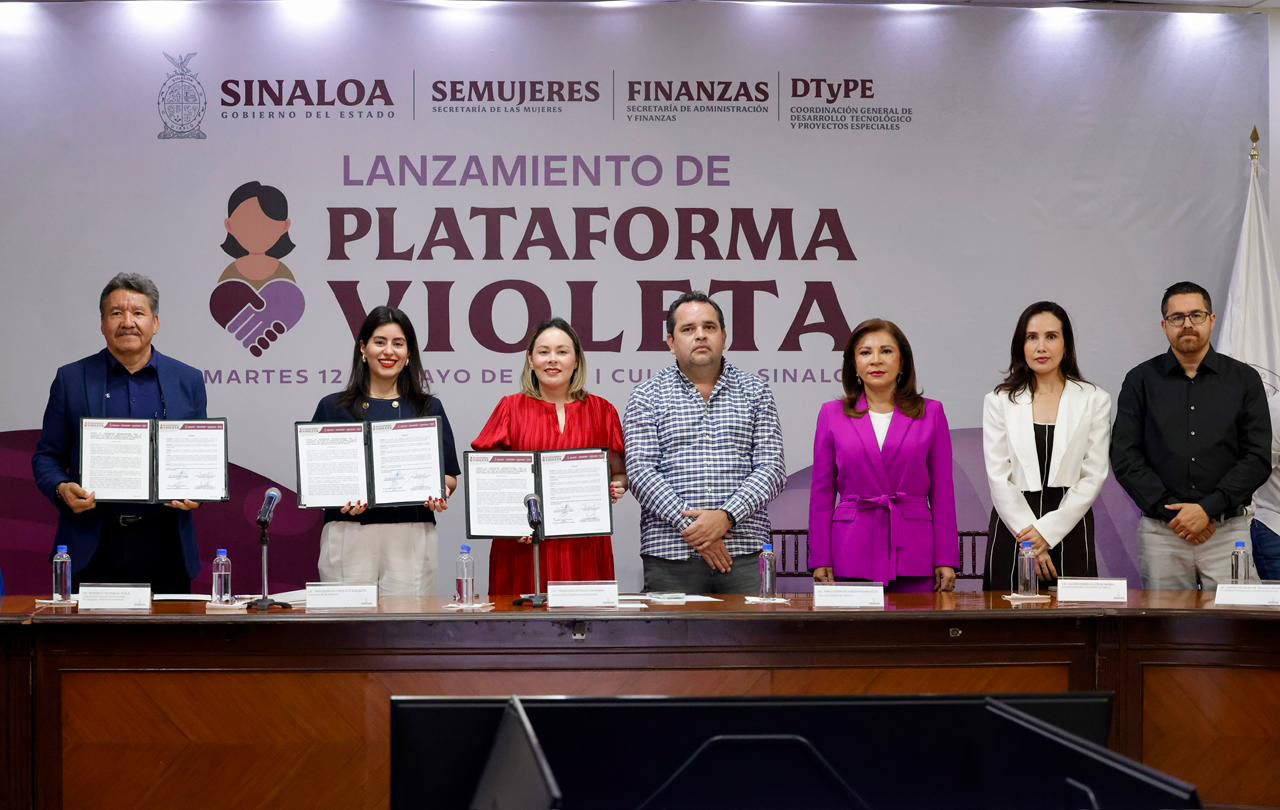 Presenta Gobierno de Sinaloa la Plataforma Violeta