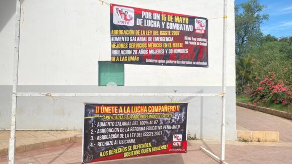 Sin quitar el dedo del renglón: abrogación de la Ley del ISSSTE 2007, la protesta de la CNTE este Día del Maestro en Guasave