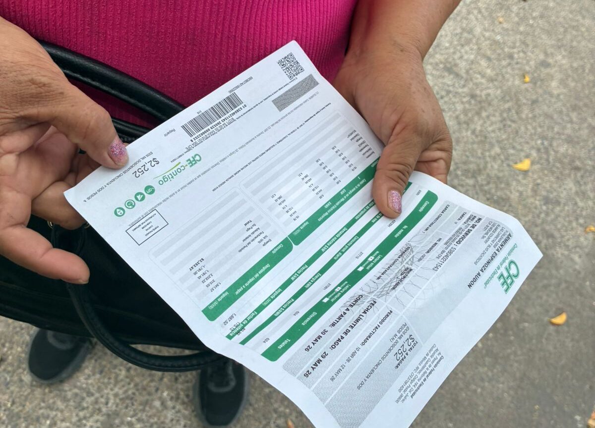 Recibo de la CFE
