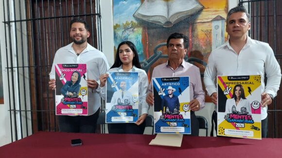 Reconocerán a cuatro “Mentes Ganadoras 2026” por su trayectoria y aporte a la juventud en Mocorito, Sinaloa