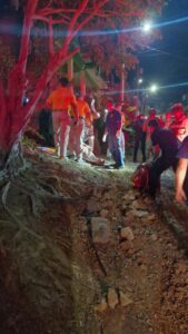 Rescate de hombre de incendio en Mazatlán