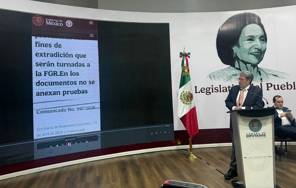Ricardo Monreal opinando sobre el caso de Rocha Moya