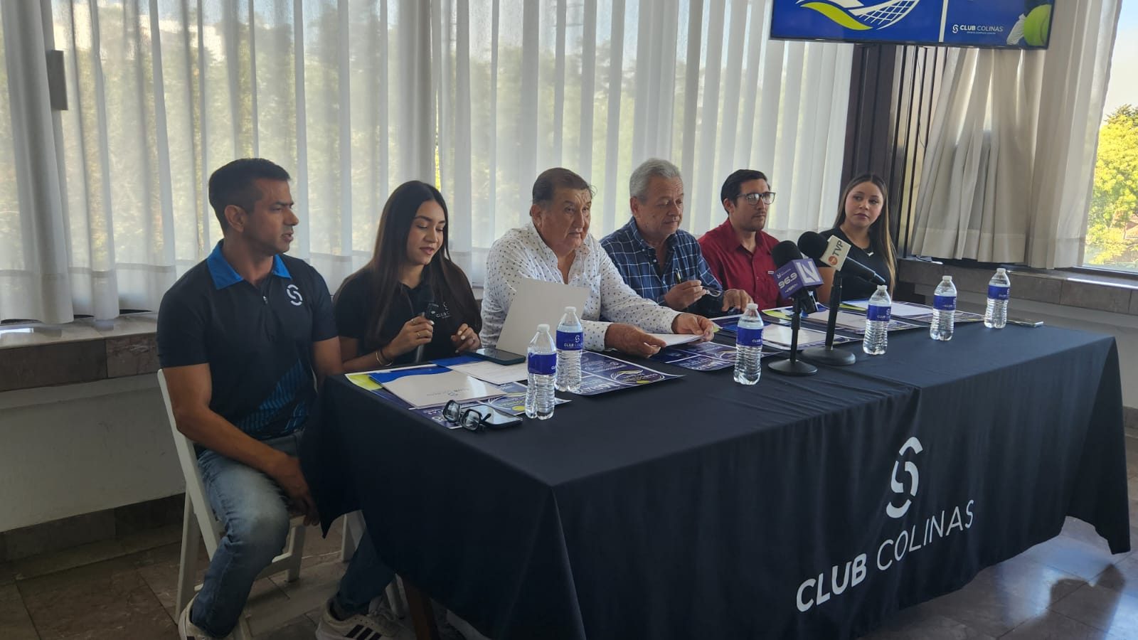 Conferencia de prensa del Torneo de Tenis de Club Colinas