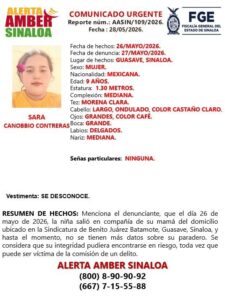 desaparecida en Guasave
