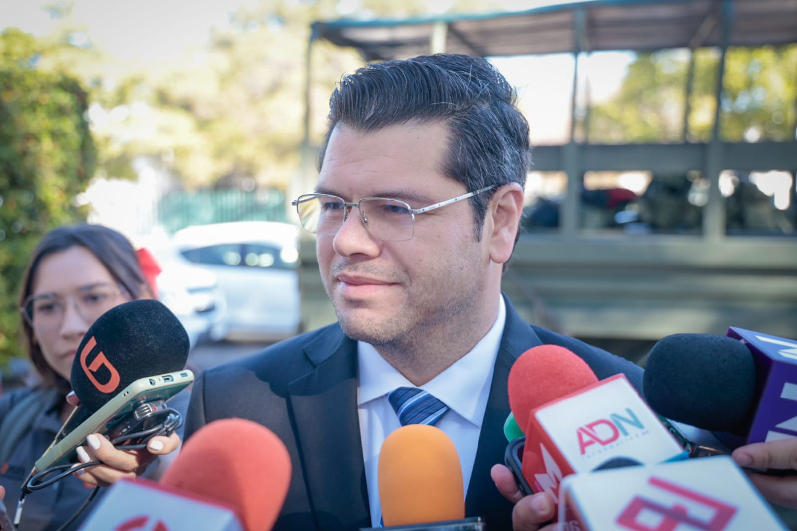 Secretario de Obras Públicas del Estado de Sinaloa, Raúl Francisco Montero Zamudio.