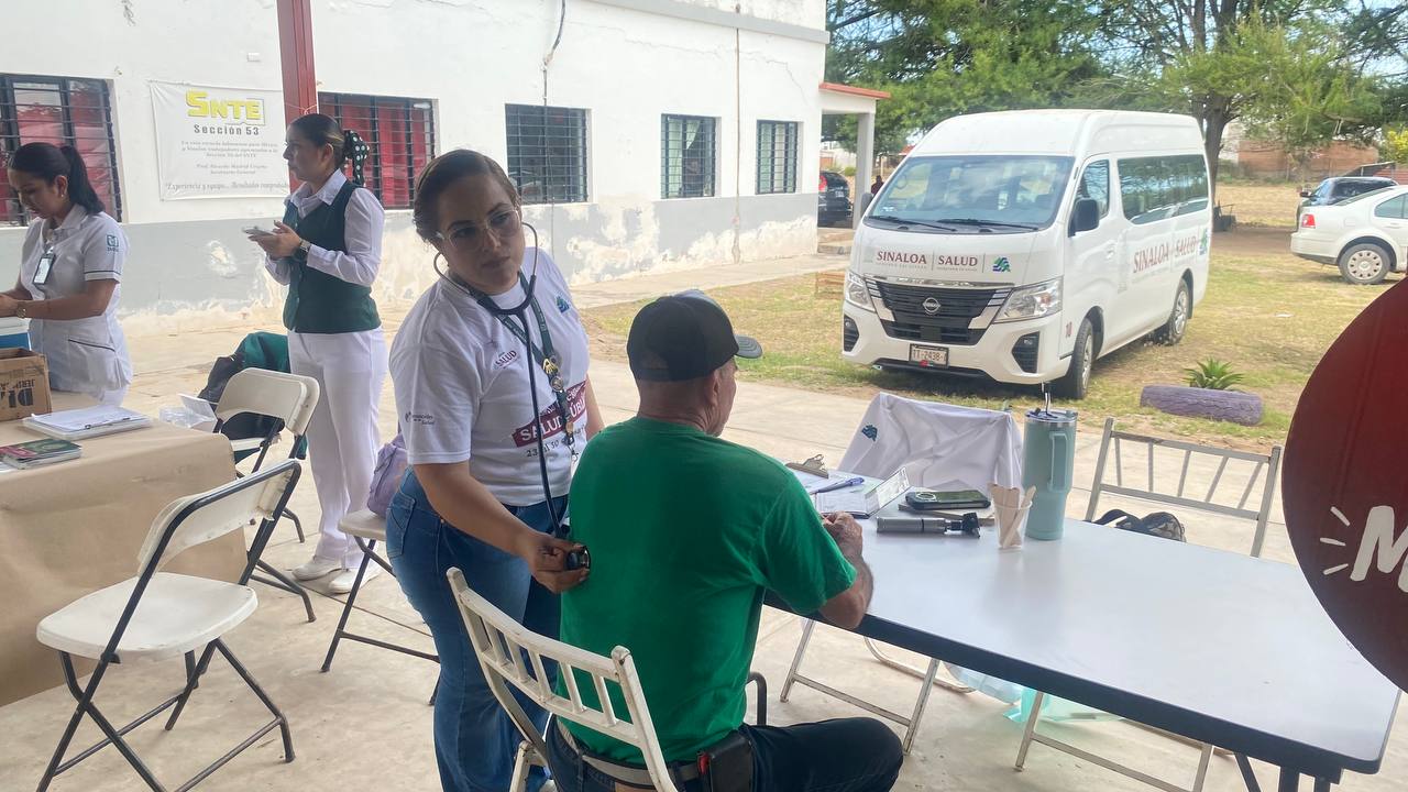 Semana Nacional de Salud Pública en El Amole de Guasave