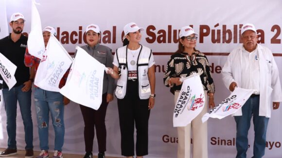 Inauguran Semana Nacional de Salud Pública en El Amole de Guasave, Sinaloa; promueven el deporte y la prevención de enfermedades