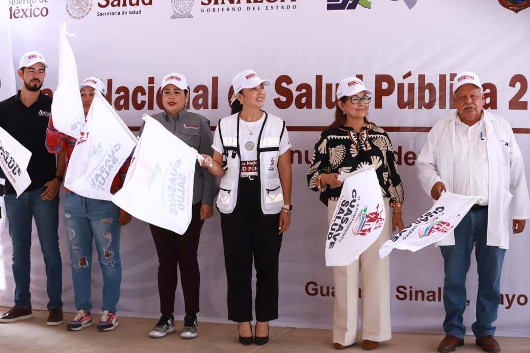 Semana Nacional de Salud Pública en El Amole de Guasave