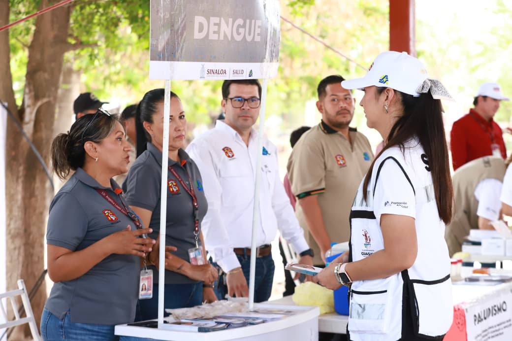 Semana Nacional de Salud Pública en El Amole de Guasave