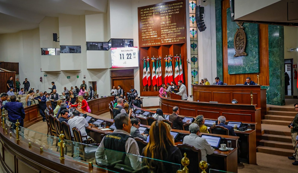Sesión del Congreso de Sinaloa