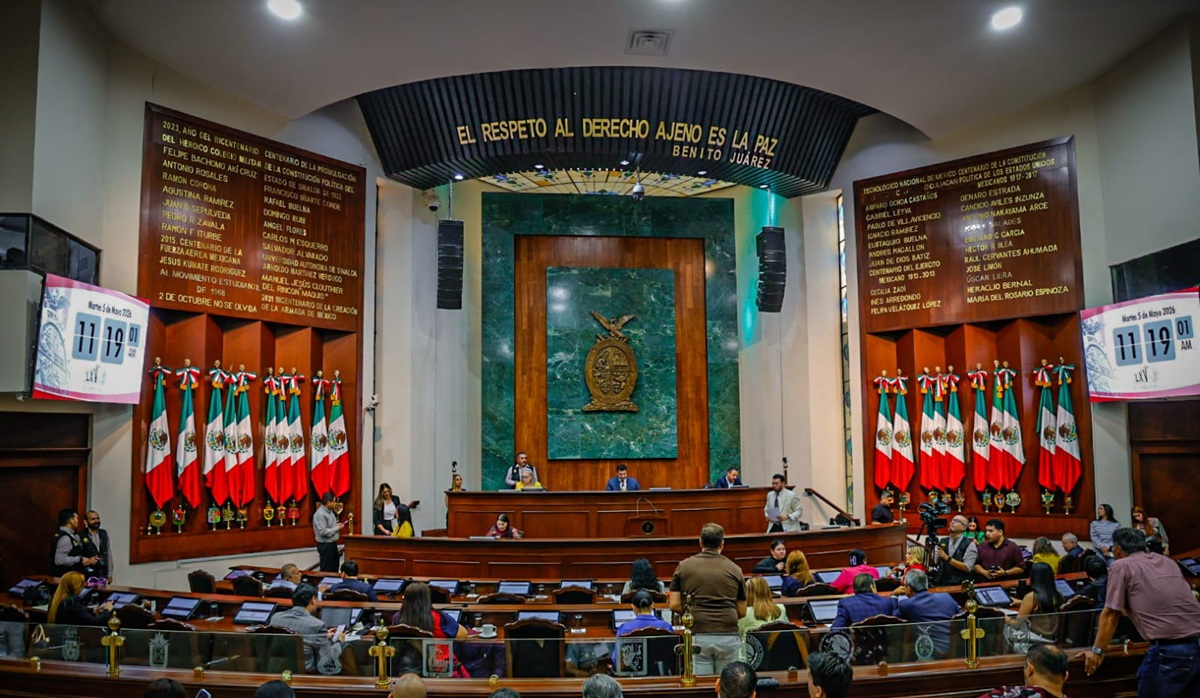 Sesión del Congreso de Sinaloa