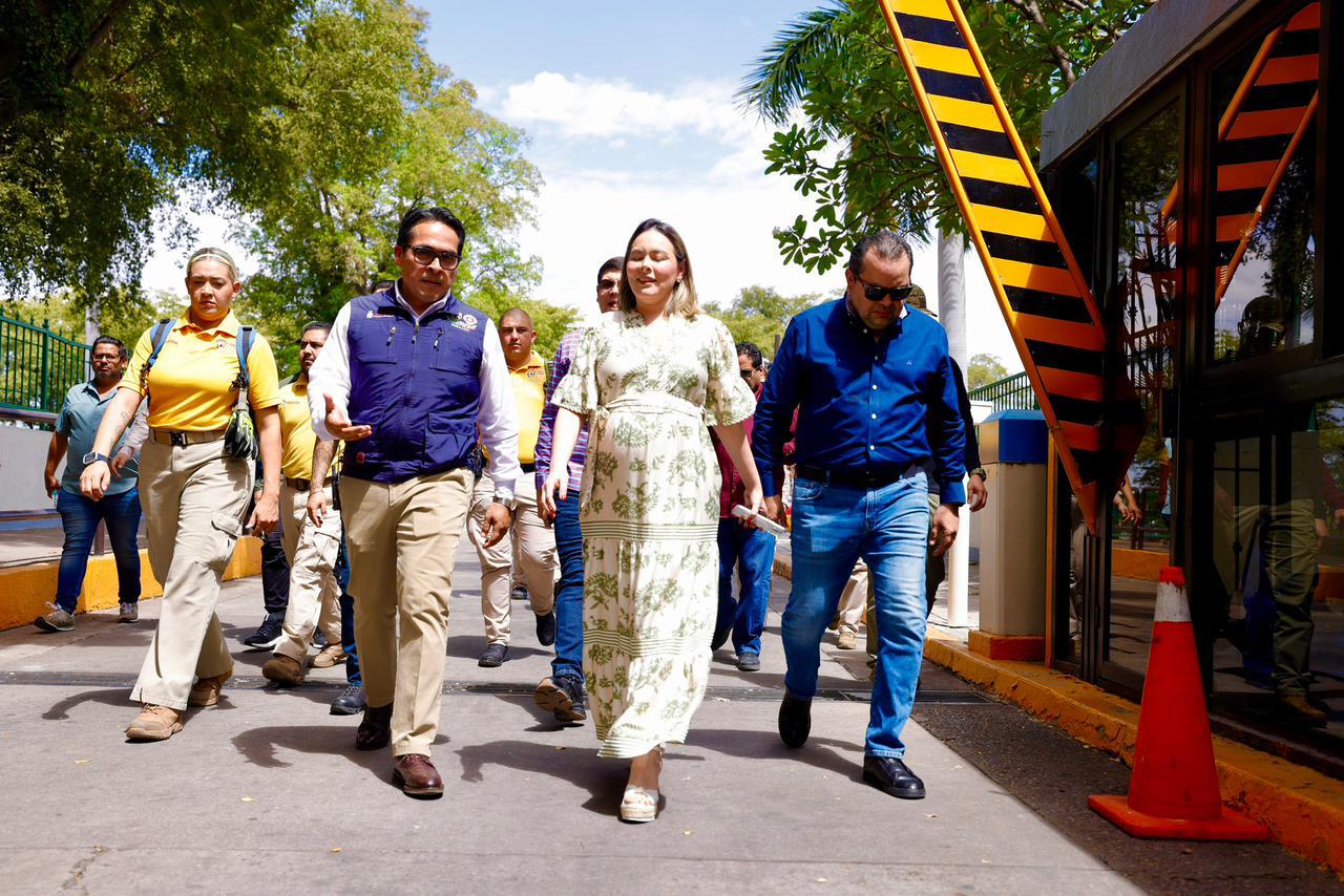 Simulacro Nacional en Palacio de Gobierno de Culiacán