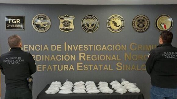En paquetería de Culiacán, decomisan los “Harfuch” 12 kg de metanfetamina