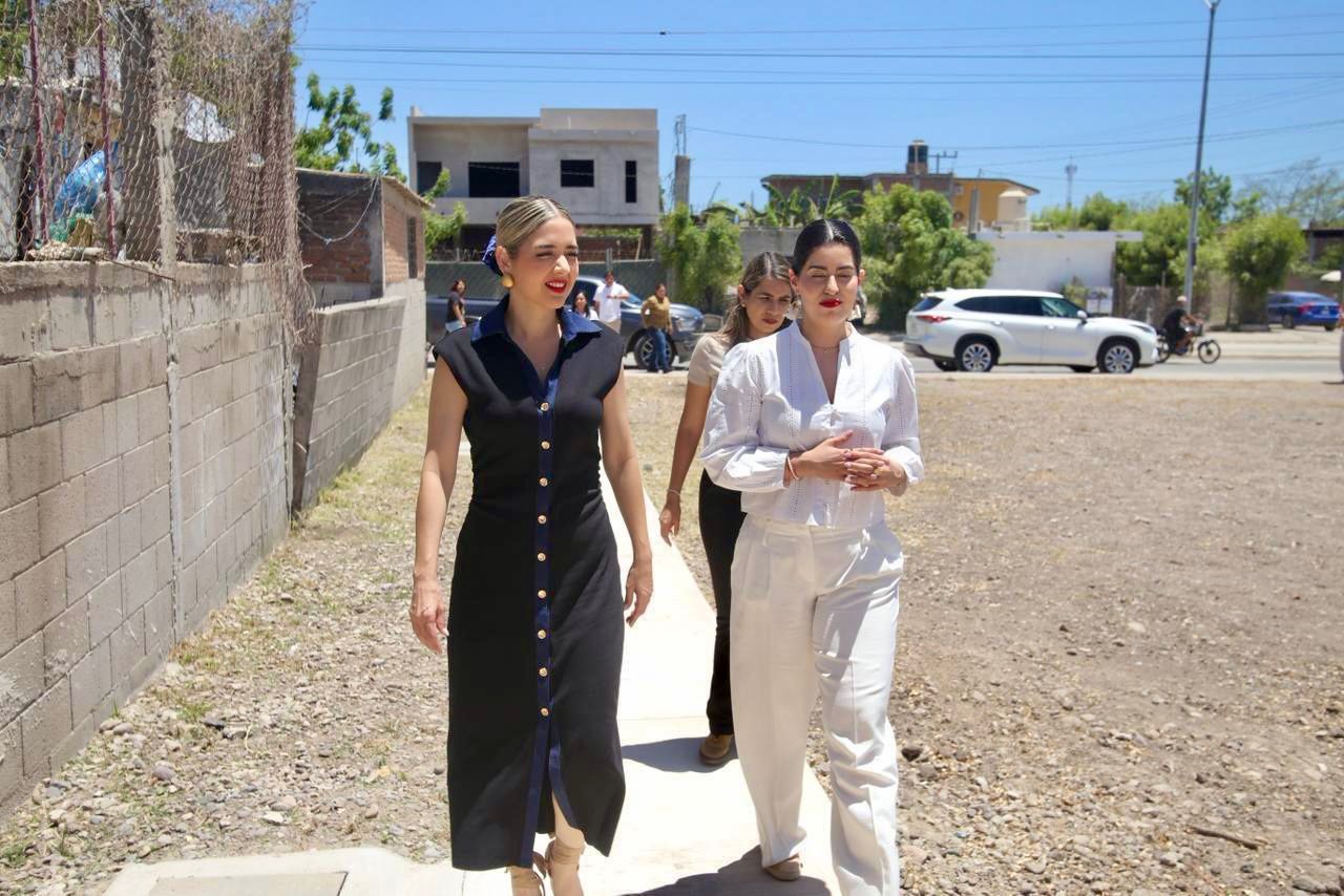 Supervisan construcción de Unidad Local de Atención a Mujeres en Villa Unión, Mazatlán