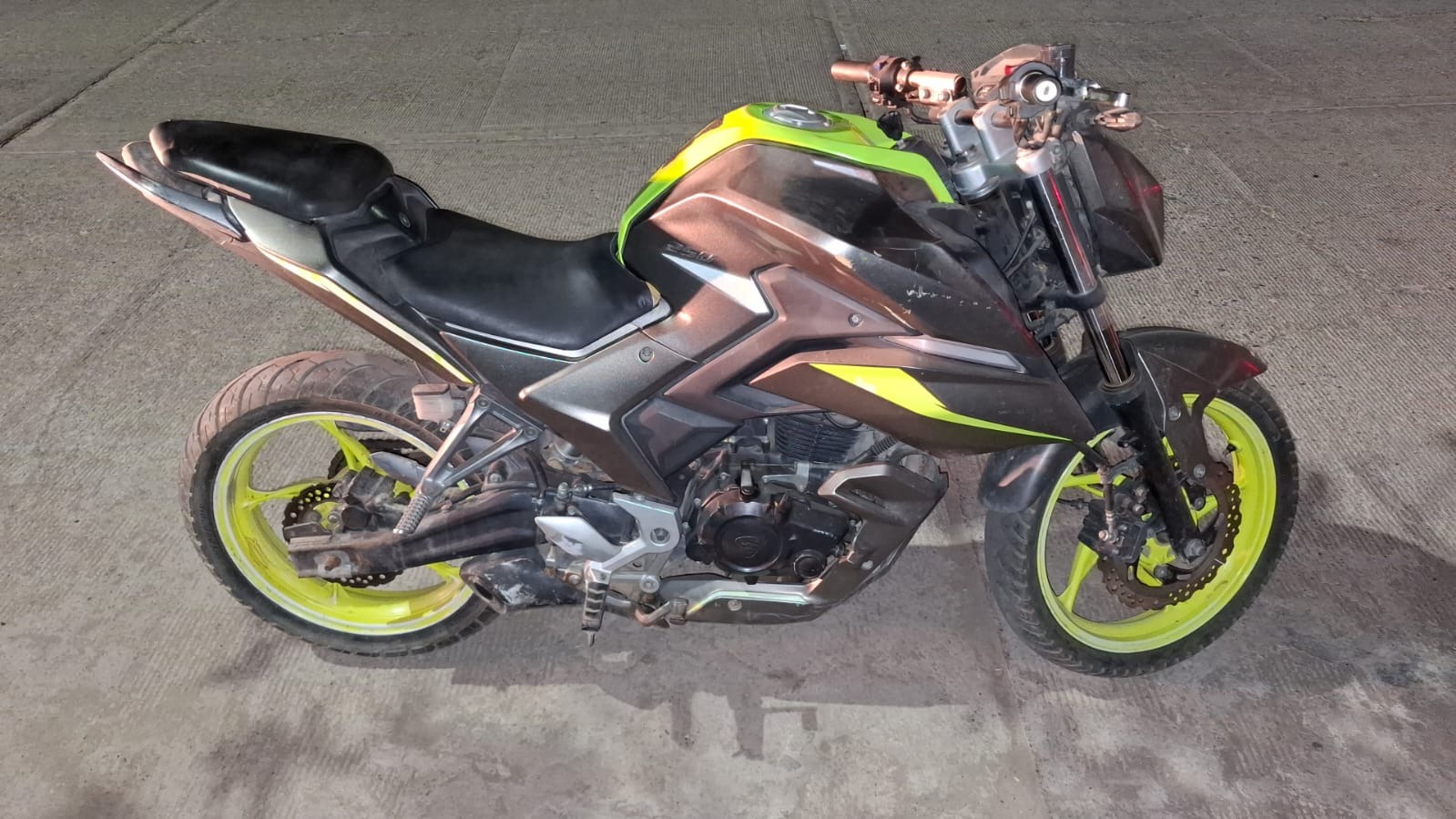 Motocicleta con reporte de robo recuperada en Mazatlán