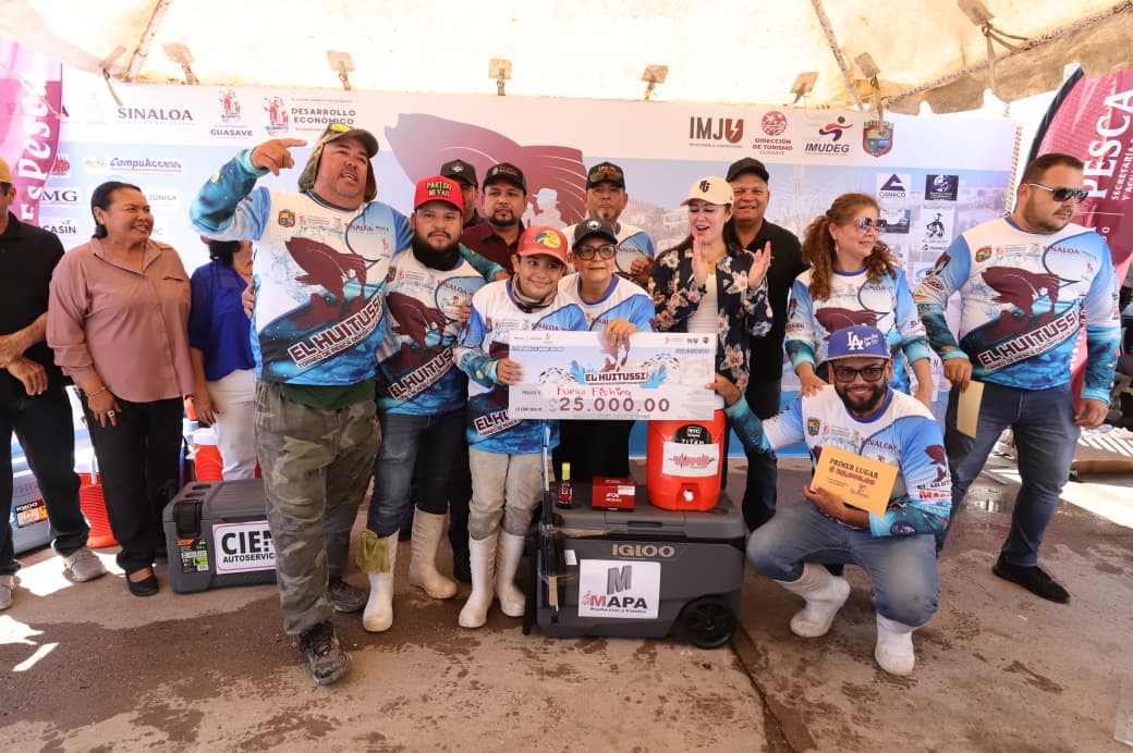 Torneo de pesca en Guasave, Sin.