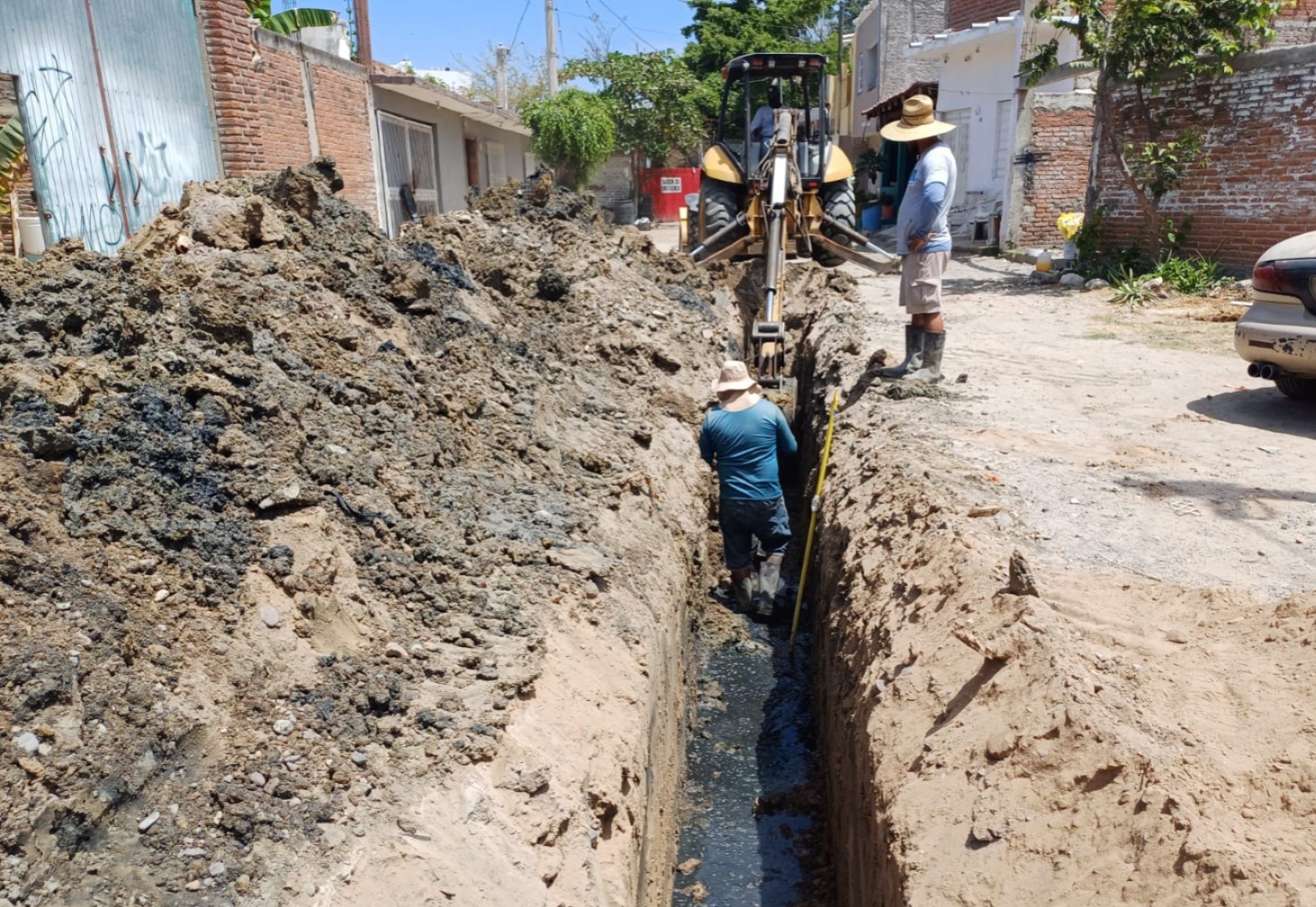 Labores de rehabilitación de Jumapam en la Pancho Villa de Mazatlán