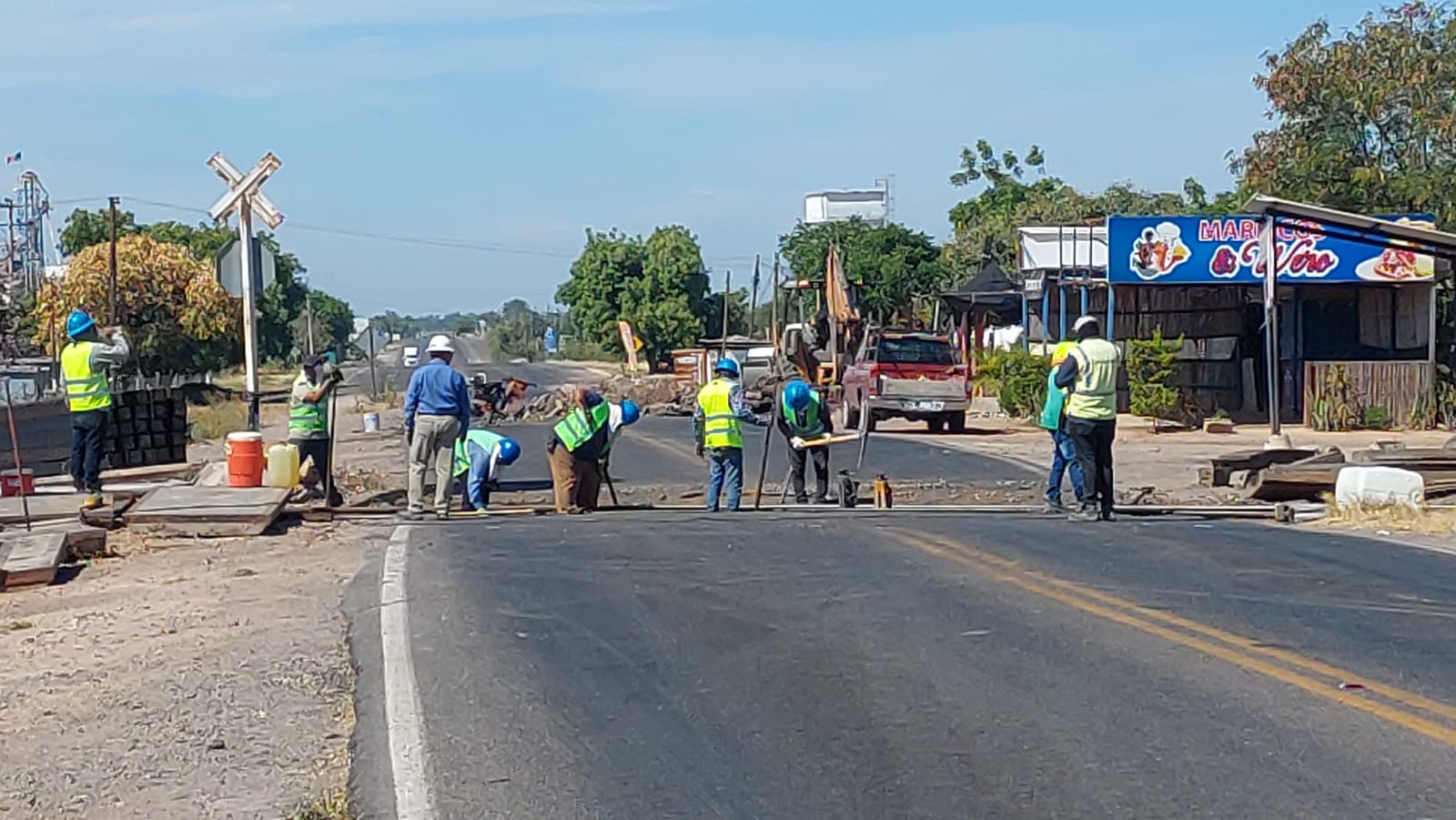 Tramo carretera Guamúchil–Angostura