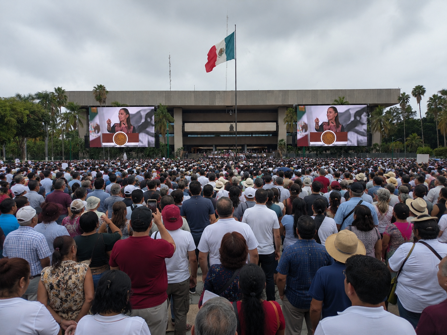 Informe de Claudia Sheinbaum será transmitido en Palacio de Gobierno