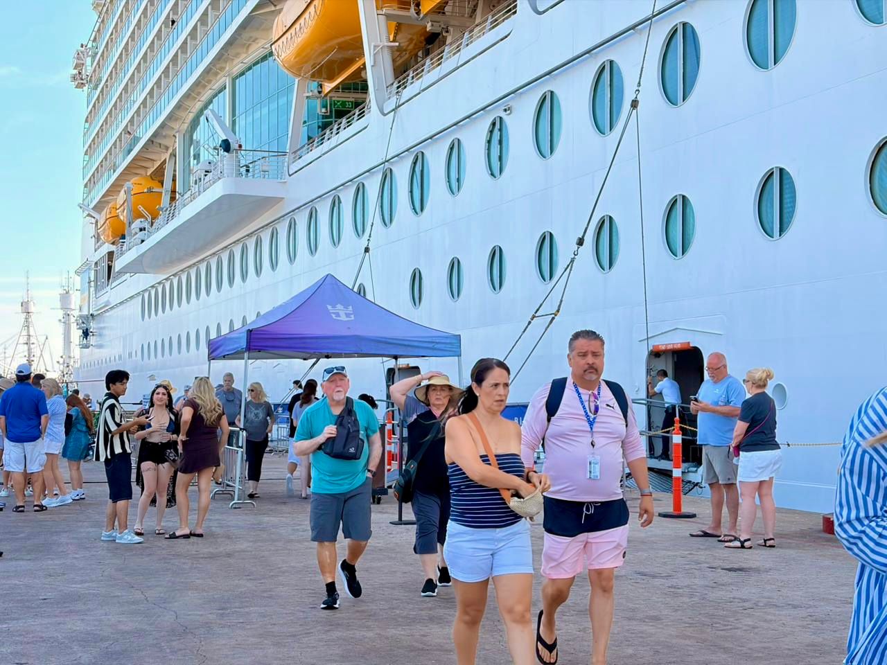 turistas de crucero