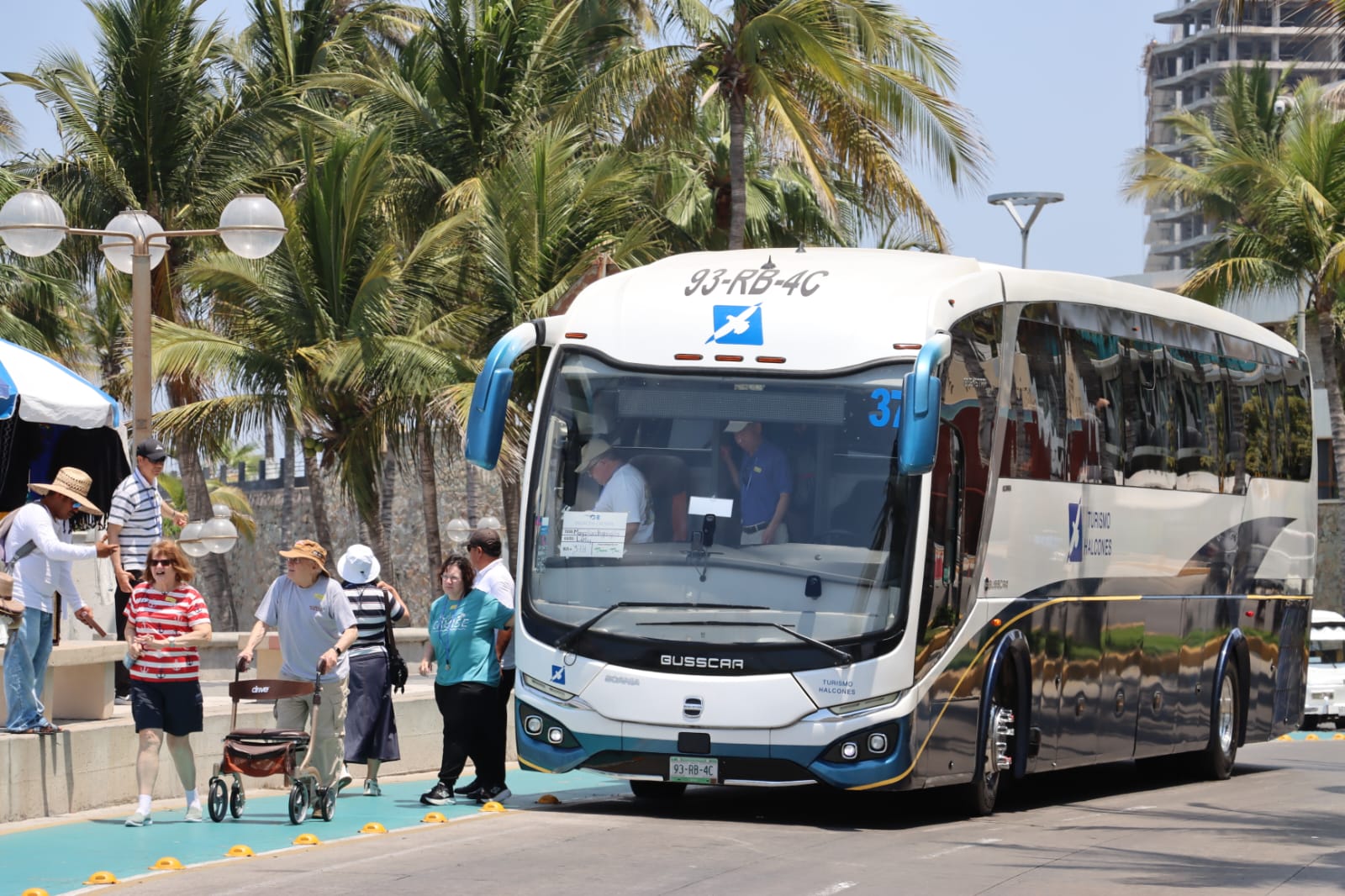 Turistas de crucero en Mazatlán