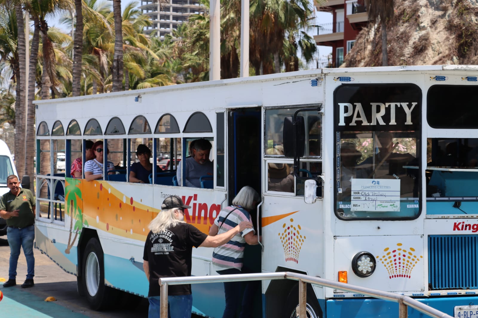 Turistas de crucero en Mazatlán