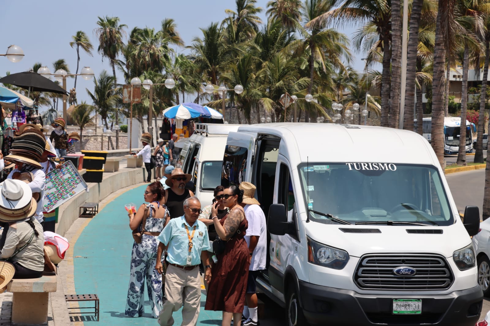 Turistas de crucero en Mazatlán