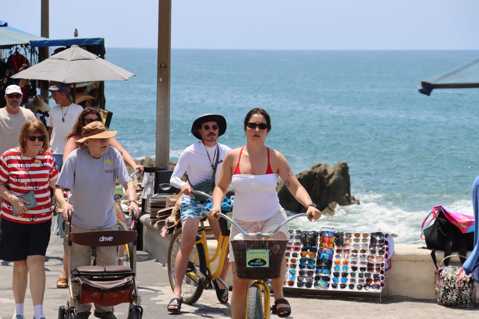 Turistas de crucero en Mazatlán