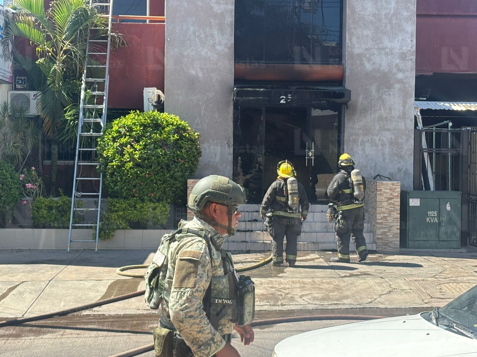 Vandalizan negocio de imprenta en la colonia Los Pinos de Culiacán