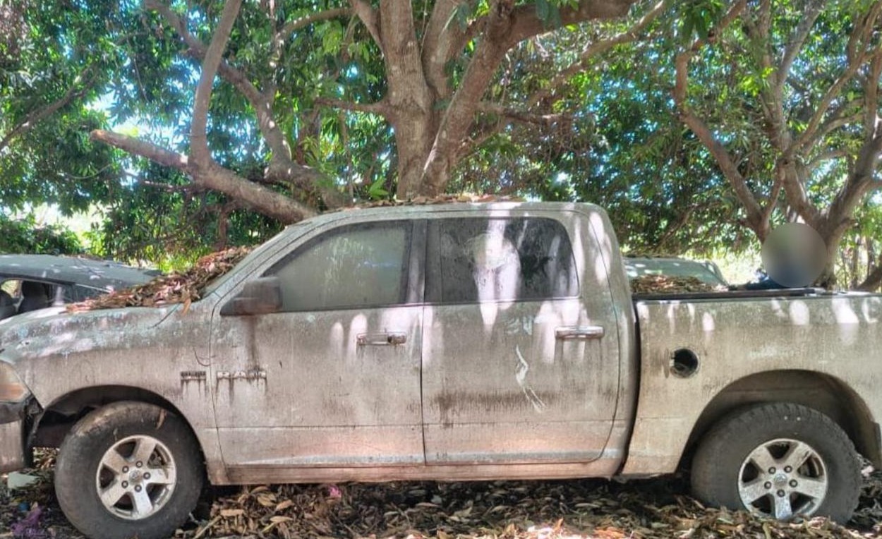 Vehículo asegurado en El Tecomate, Mazatlán