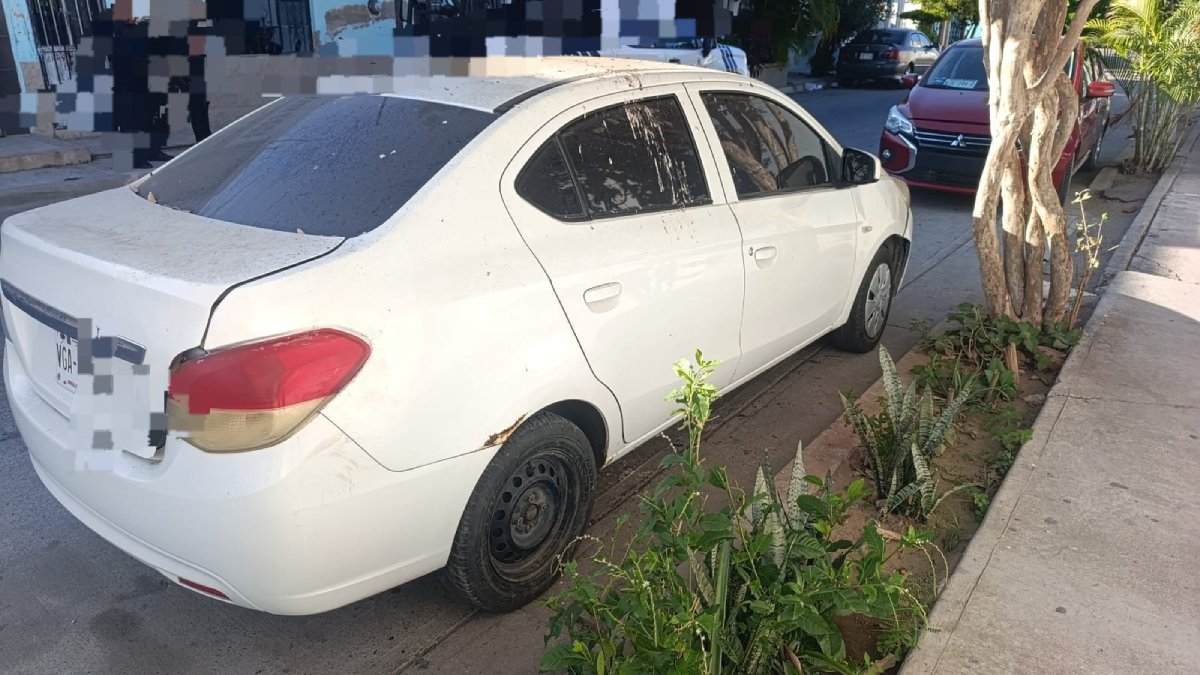 Vehículo recuperado en operativos en Mazatlán