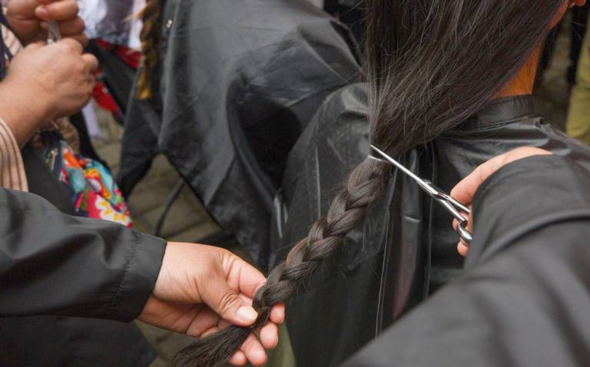 Donación de pelo