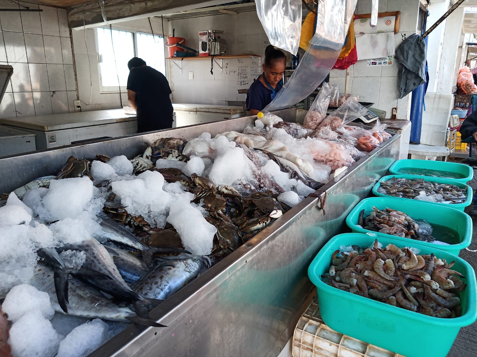 Venta de mariscos