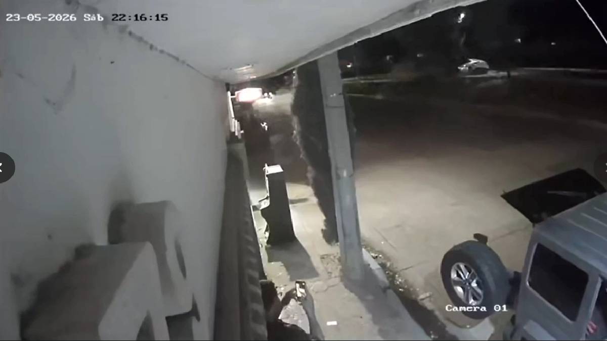 Captura de video de accidente