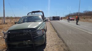 volcadura en culiacan sinaloa militares
