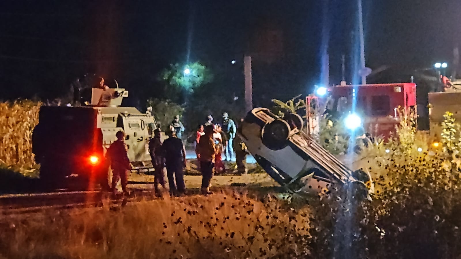 Volcadura de militares en Costa Rica