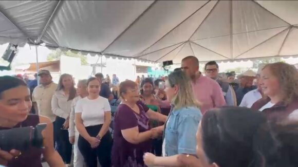Yeraldine Bonilla regresa a su tierra Dimas, San Ignacio como gobernadora de Sinaloa