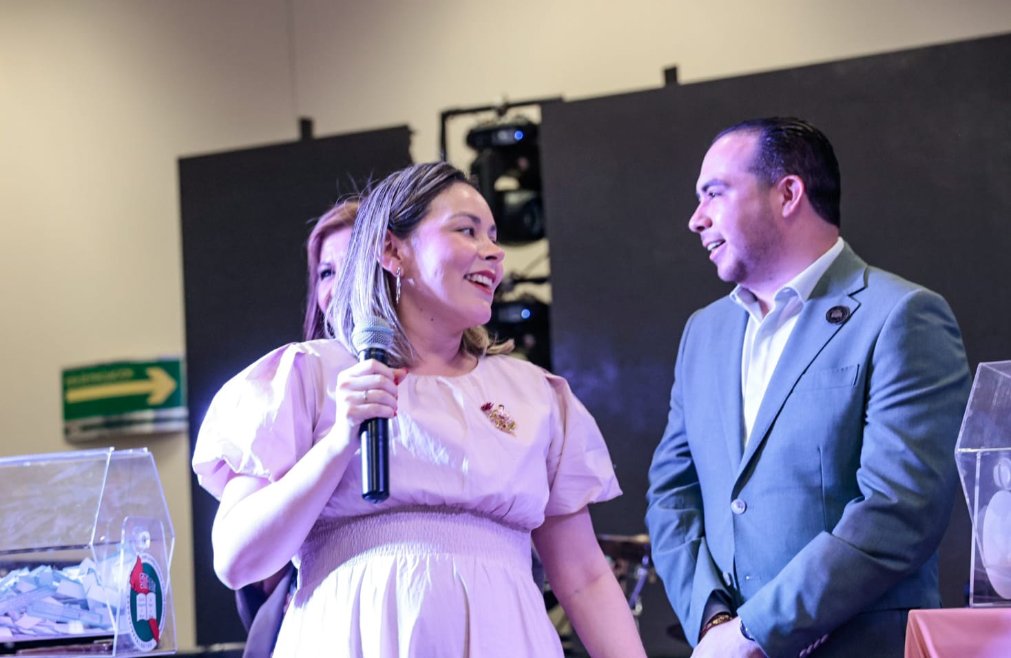 Yeraldine Bonilla y Michel Benítez