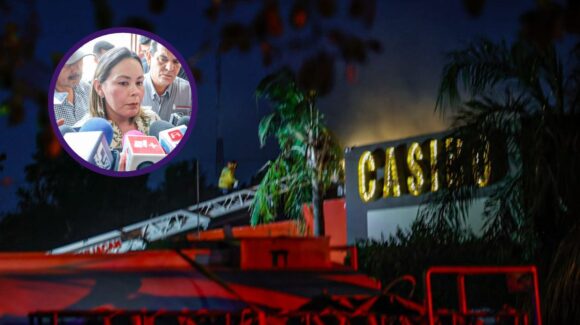 Ofrece Yeraldine Bonilla apoyo de Gobierno a familiares de víctimas del casino incendiado en Culiacán