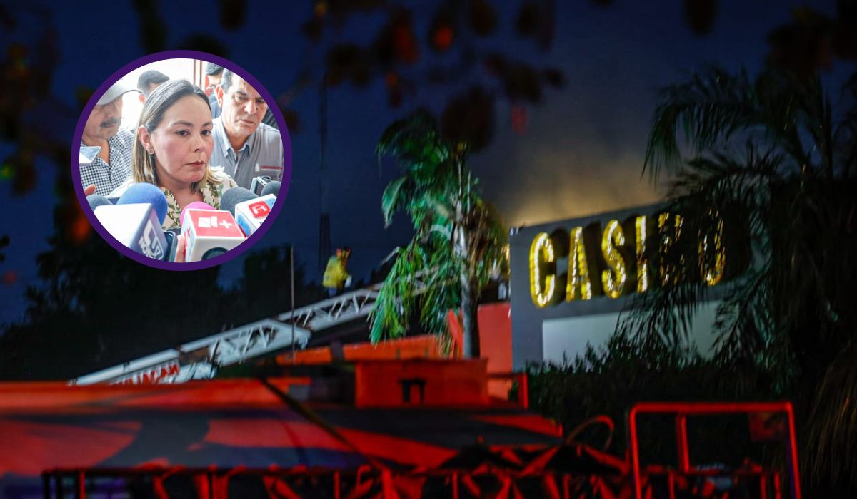 Ofrece Yeraldine Bonilla apoyo de Gobierno a familiares de víctimas del casino incendiado en Culiacán