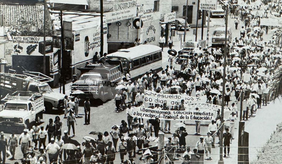 1989 el magisterio sale a las calles en sinaloa