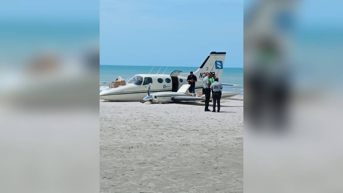 Aeronave con pasajeros presuntamente de Culiacán, aterriza de emergencia en Ciudad del Carmen, Campeche