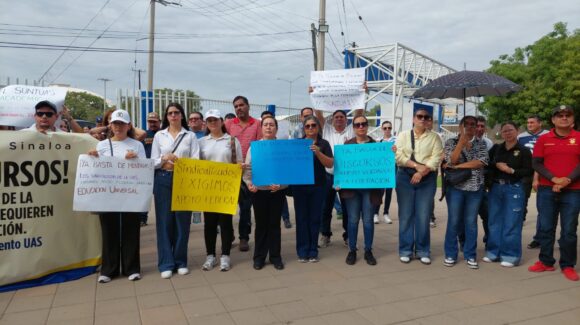 Alzan la voz en la UAS Centro-Norte; demandan apoyo financiero para la universidad