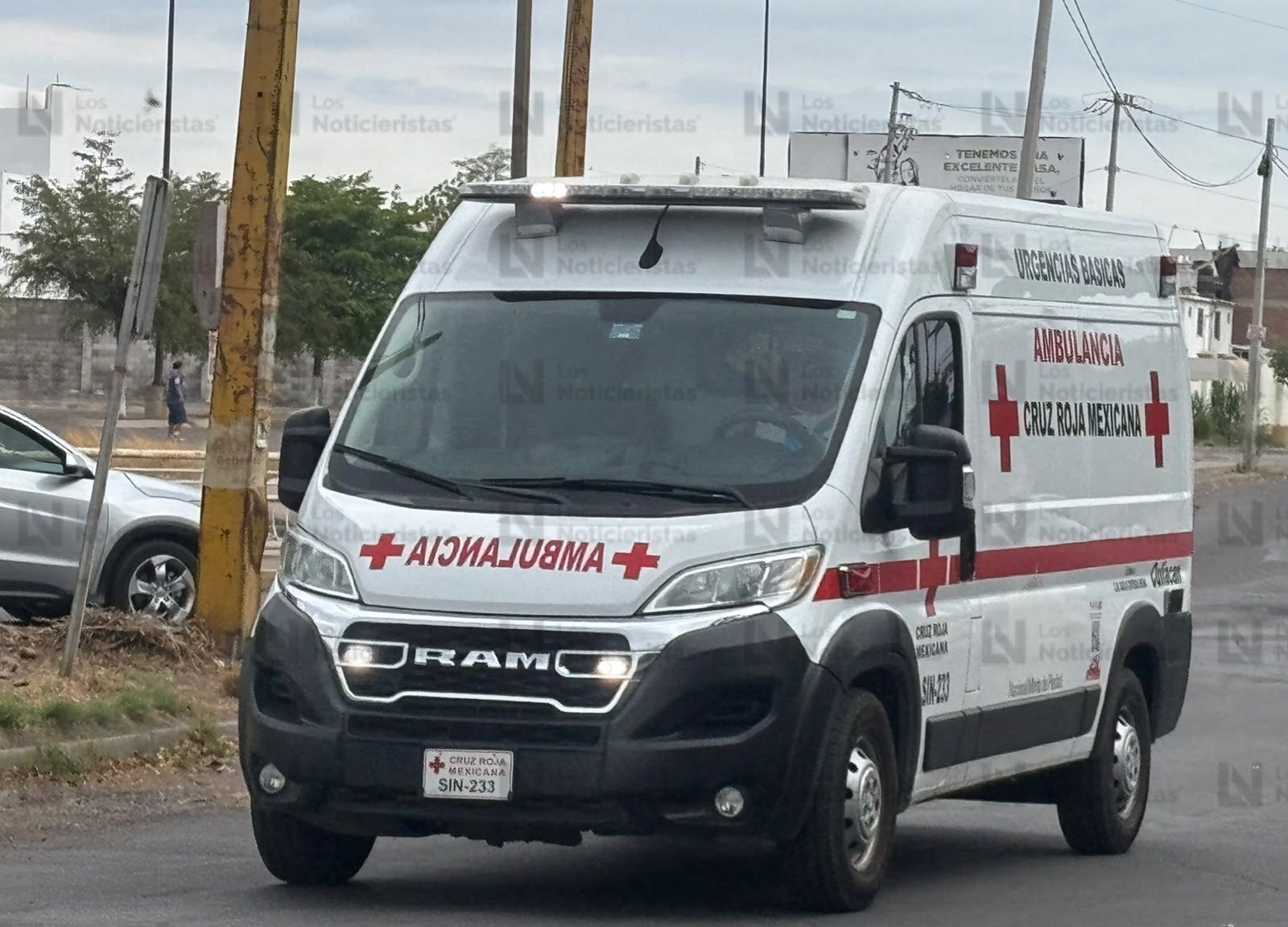 Ambulancia de Cruz Roja en ataque armado