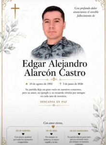 Arriba Los Mochis el cuerpo de Edgar Alejandro elemento de la GN que perdió la vida tras enfrentamiento en Durango