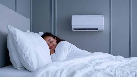 ¿Es bueno dormir con el aire acondicionado encendido? Estos son sus beneficios