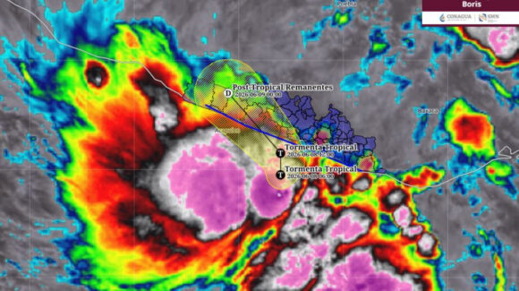Huracanes 2026: Tormenta tropical “Boris” pone en alerta al sur de México por intensas lluvias e inundaciones