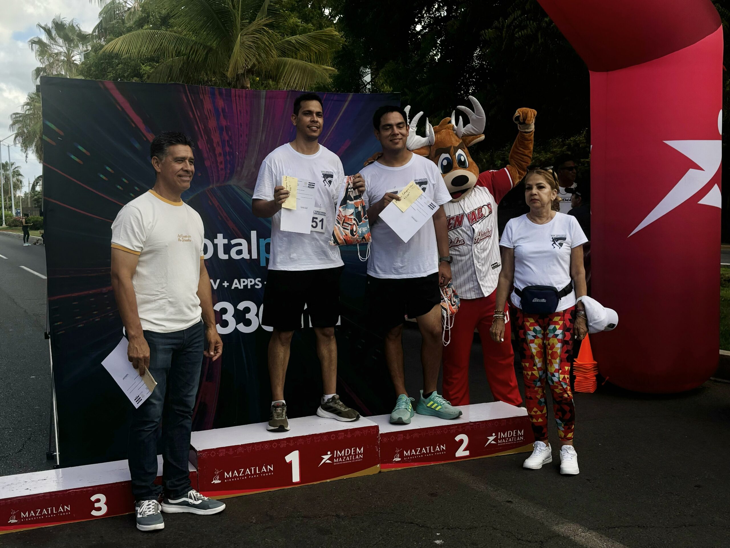 Carrera de periodistas en Mazatlán