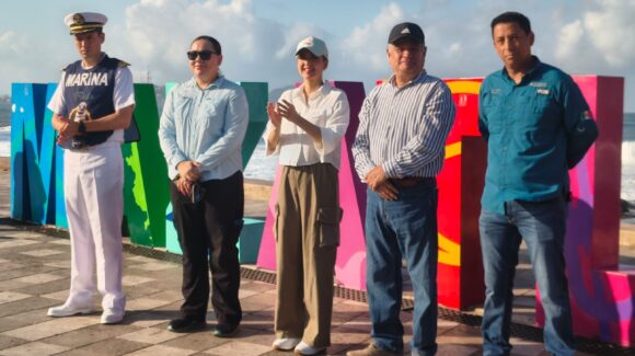 Mazatlán se suma a estrategia nacional de limpieza de playas; destacan certificación de 10 zonas costeras