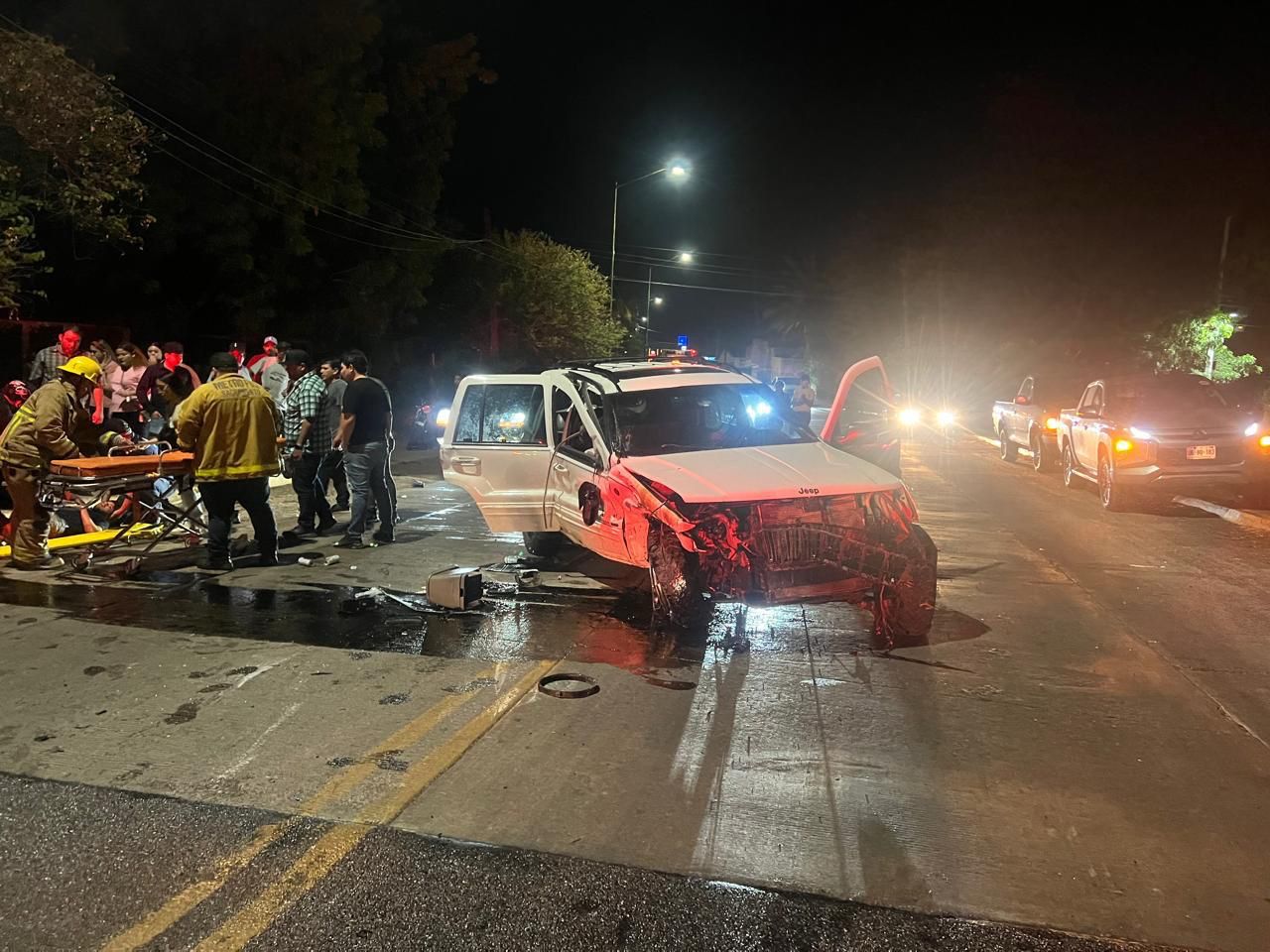 Cinco personas resultan lesionadas en choque sobre la carretera Guamúchil-Angostura